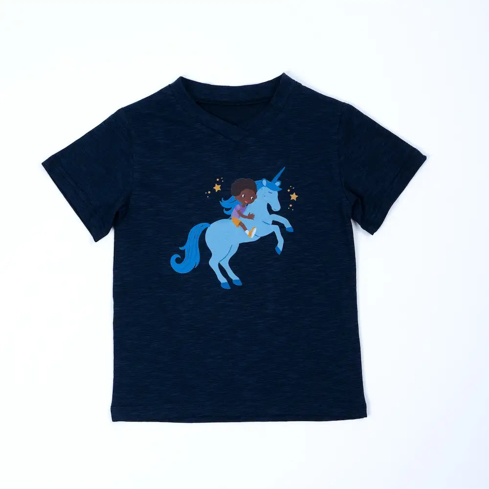 pauakids Unisex Shirt Einhörner für alle Vorderansicht
